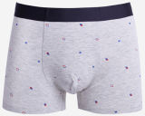 New Print Design Viscose Men's Boxer Brief Underwear with Eco Permit