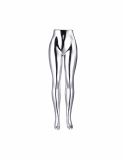 Chrome Silver Female Mannequin Legs