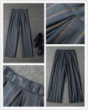 2015 Autumn New Arrival Striped Loose Pants Bowknot Pants Straight Leisure Trouser