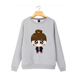 Fashion 80 Cotton 20 Polyester Pullover Women Hoodies
