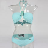 Colorful New Fashion Bikini for Mature Ladies-001