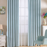Soft Hand Feeling Polyester Solid Blackout Window Curtain (20W0003)