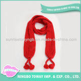 Weaving Polyester Cotton Winter Fashionable Knitted Scarf