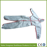 Microporous Non-Woven Coverall with Adhesive Tape, Sf Coverall with Tape