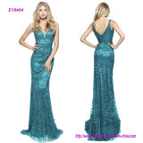 China Factory Direct Fully Beaded Fitted Evening Dress
