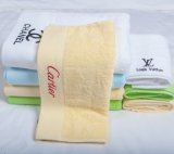 100% Cotton Embroidery Dobby Gift Face Terry Towel for Hotel