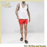 100% Polyester Fashion Red Shorts for Men Swim Short Pants