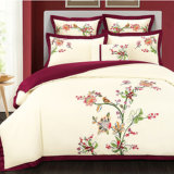 Triple Textile 100% Cotton High Quality Bedding Set for Home/Hotel Comforter Duvet Cover Bedding Set