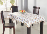 PVC Printed Tablecloth with Nonwoven Backing (TJ0102B)