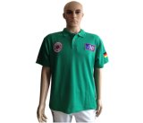 Men's Green Short Sleeve Polo T Shirt