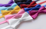 Men's Fashion Solid Color with Silver Dots Bow Tie Ab001/002/003