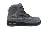 New Designed PU/PU Injection Safety Boots with Genuine Leather (S013-H)