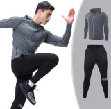 Wholesale Fitness Jackets Tights Three-Pieces Sublimated Men Tracksuit Sportswear