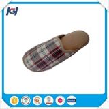 Winter Warm Knitted Soft Cheap Plaid Slippers for Men