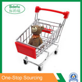 Metal Mini Shopping Cart Supermarket Shopping Trolley Toy