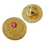 Round Shape Gold Plated Anniversary Badges (XDBG-285)