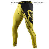 Branded Recast Full Length Compression Pants - Small - Yellow/Black