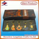 Customized Charming Keychain Set with Nice Printing Paper Box