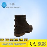 High Cut Brown Genuine Leather Cheap Work Safety Footwear