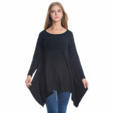 Women Knit Casual Loose Blouse Pullover Tops Long Sleeve Big Hem Sweater