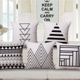 Wholesale Cotton Linen Printed Throw Pillow Cushion Cover Without Stuffing (35C0030)