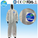 Disposable Jumpsuit, PP Coated PE Waterproof Jumpsuit