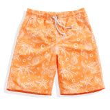 Custom Men's Sublimated Beach Shorts Board Shorts with Drawstring