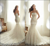 Mermaid Bridal Gowns Strapless Lace Sexy New Wedding Dresses Y2049