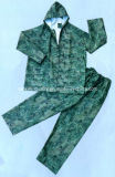 2PCS PVC Rainsuit with Elasticity Trousers R9004
