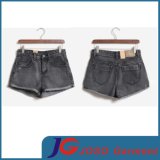 Girls Denim Brown Casual Shorts (JC6077)