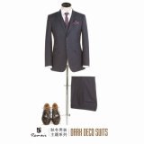OEM 3 Pieces Slim Fit Woolen Men′ S Business Suit