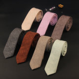 Men's Pure Color Wool with High Quality Tie Bz0001