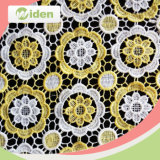 130cm Wholesale Advanced Machines Yellow Flower Design African Fabric