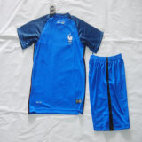 France Home Kid Blue Soccer Kits