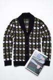 Fall&Winter Long Sleeve V Neck Knitting Men Cardigan with Button