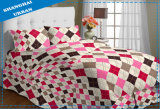 Cotton Polyester Lattice Bedding Bedsheet (set)