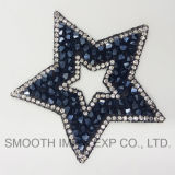 Fashion Five-Pointed Star Embroidery Rhinestone Iron on Patch Bead