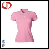 100% Cotton New Style Short Sleeve Polo Shirts for Ladies