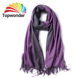 Pashmina Scarf, Made of Acrylic, Polyester, Royan, Cotton or Wool, Low MOQ and Many Colors
