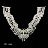 Bulk Shirt Collar Polyester Embroidery Lace Collar Lace High Neck Collar for Ladies Garment X021