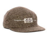 Brown Camper Cap with Woven Label Logo