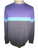 Men Oversized Cotton Spandex Basic Pure Color Sweater (G-14-3)