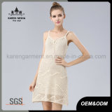 Karen Girls Crocheted Sun White Sweater Dress