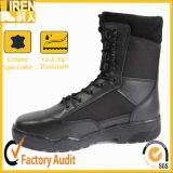 Blak Genuine Leather Safety Military Footwear Army Tactical Combat Boot