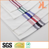 100% Polyester Quality Square Striped White Plain Table Cloth