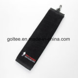 100% Cotton Golf Towel with Logo Embroidery or Printing