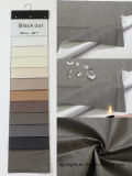 Woven Polyester Waterproof Flocking Fr Blackout Curtain Fabric