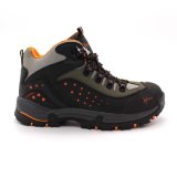 Casual Riding Round Toe Ankle Boots High Top Leather Construction Safety Shoes Rubber Outsole Waterproof Shoes