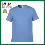Wholesale Men 100% Cotton Plain Sky Blue T-Shirt