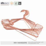 Hh Rose Gold Copper Shiny Metal Wire Clothes Hanger, Metal Hanger